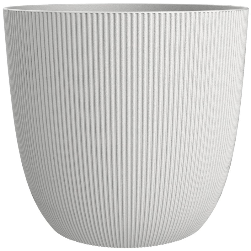 EDA pot de fleurs IRIS, plastique, 1,4 L, ivoire